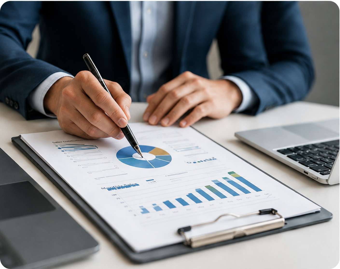 Financial report review and planning